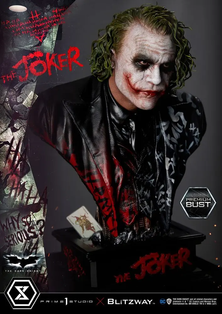 The Dark Knight Premium Bust The Joker 26 cm termékfotó