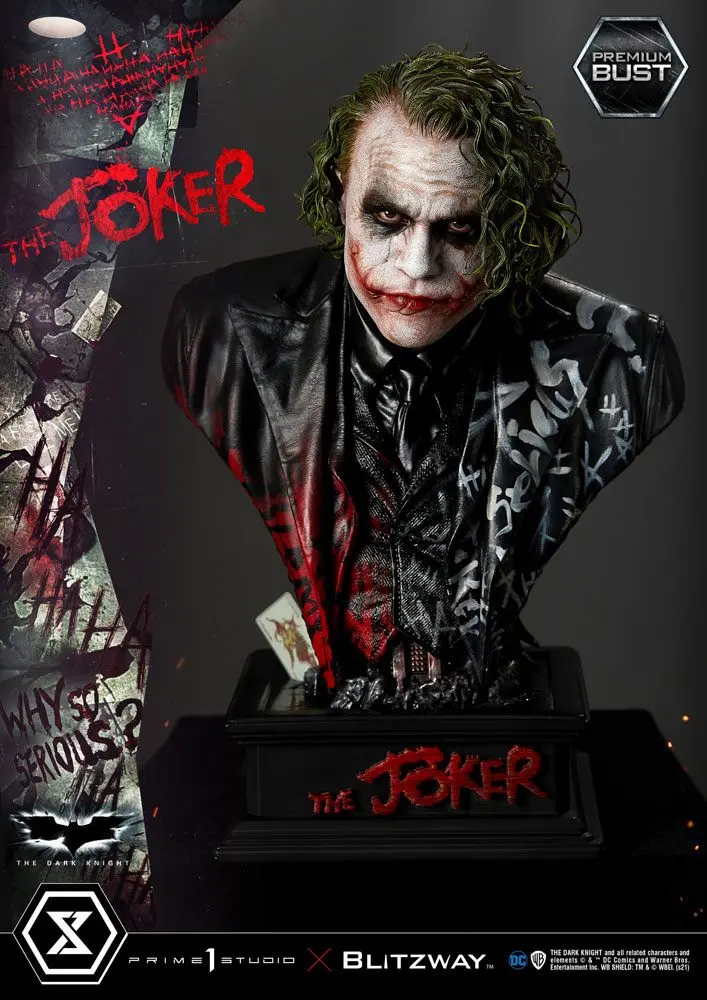 The Dark Knight Premium Bust The Joker 26 cm termékfotó