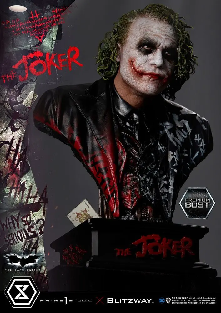 The Dark Knight Premium Bust The Joker 26 cm termékfotó