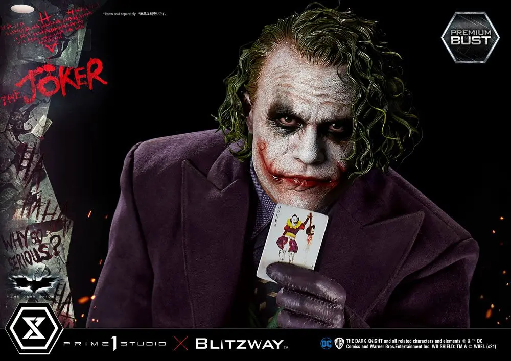 The Dark Knight Premium Bust The Joker 26 cm termékfotó