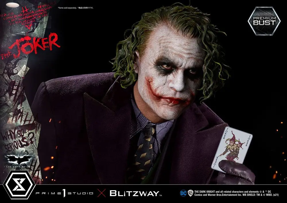 The Dark Knight Premium Bust The Joker 26 cm termékfotó