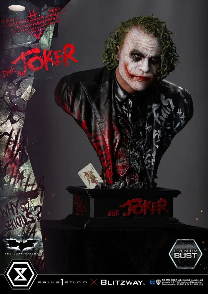 The Dark Knight Premium Bust The Joker 26 cm termékfotó