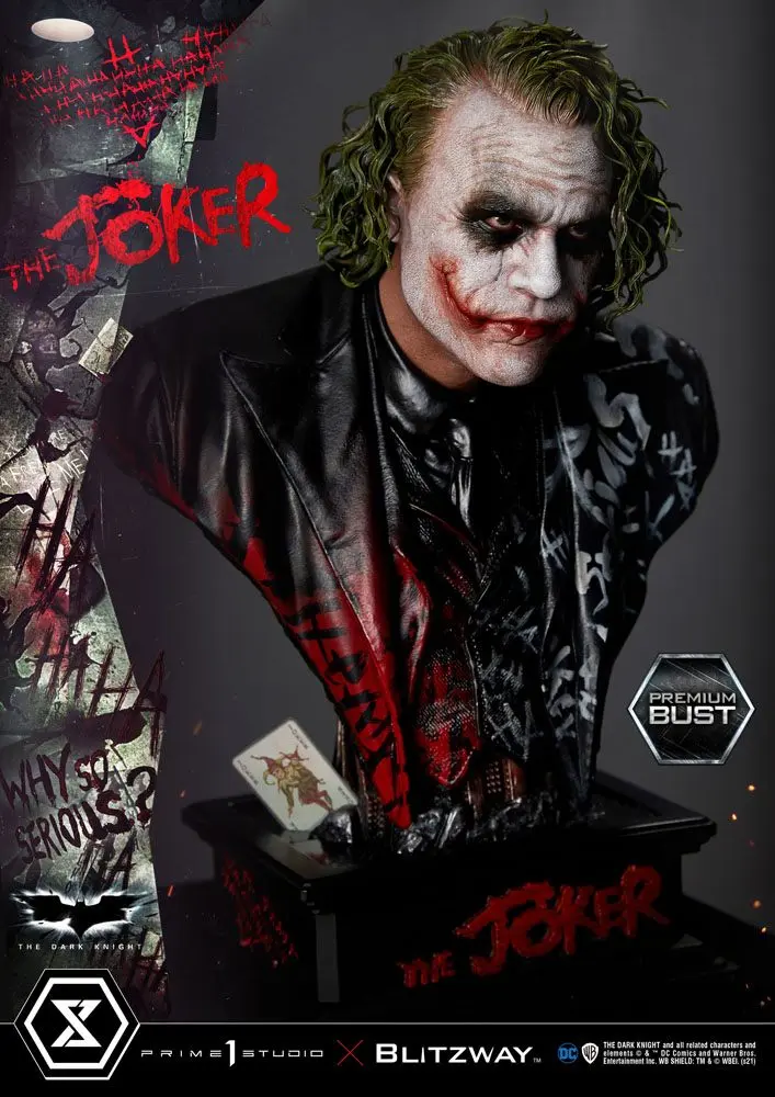 The Dark Knight Premium Bust The Joker 26 cm termékfotó