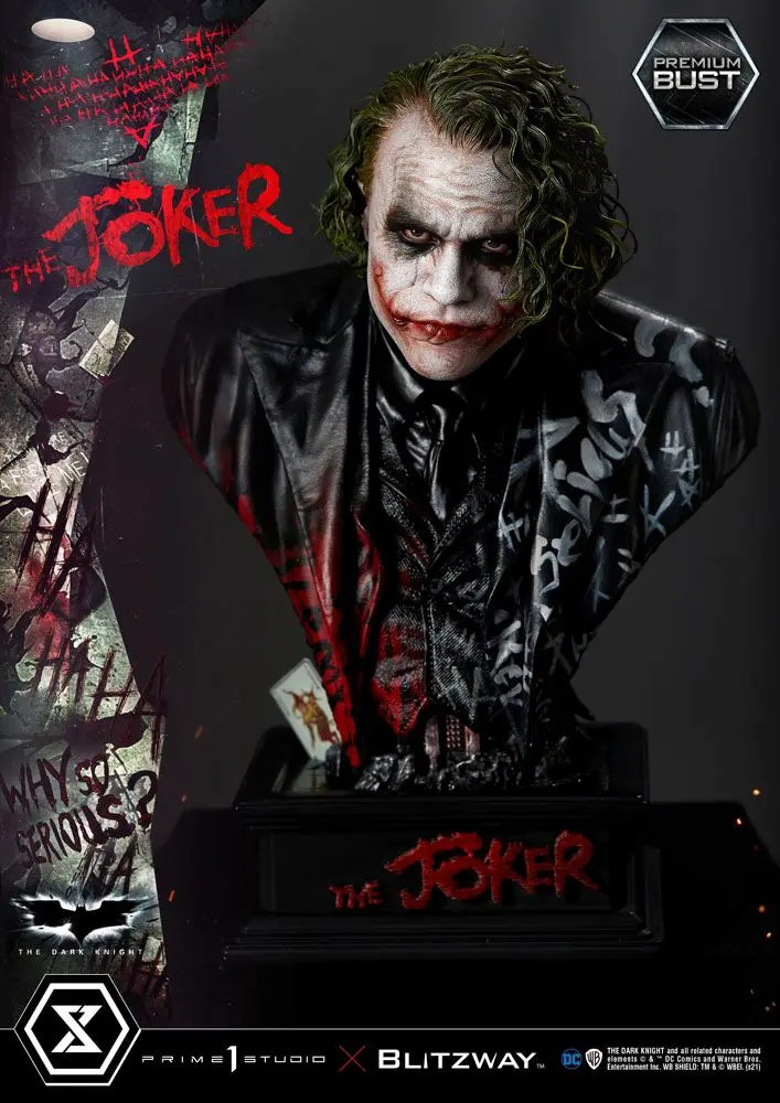 The Dark Knight Premium Bust The Joker 26 cm termékfotó