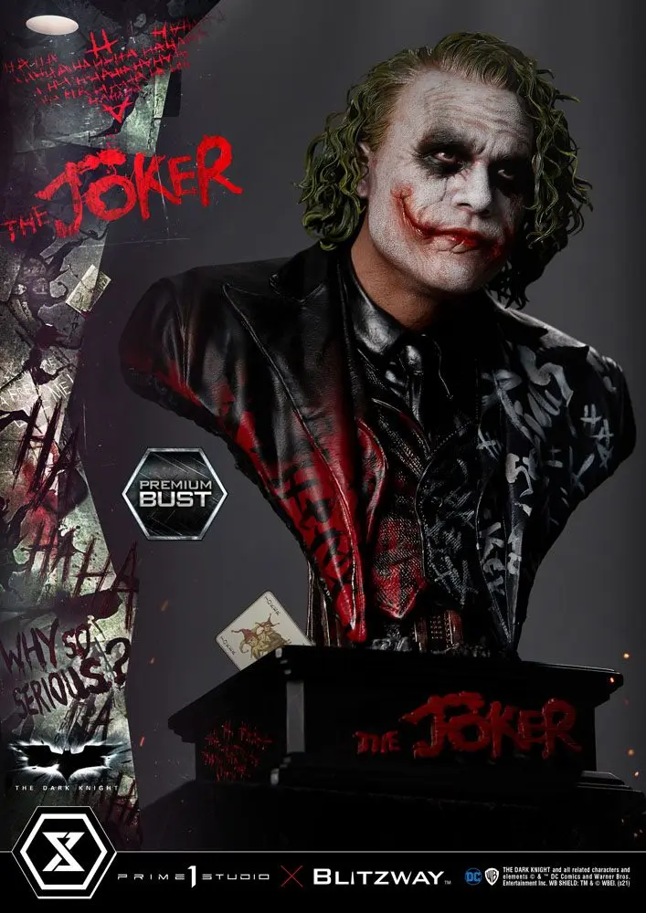 The Dark Knight Premium Bust The Joker 26 cm termékfotó