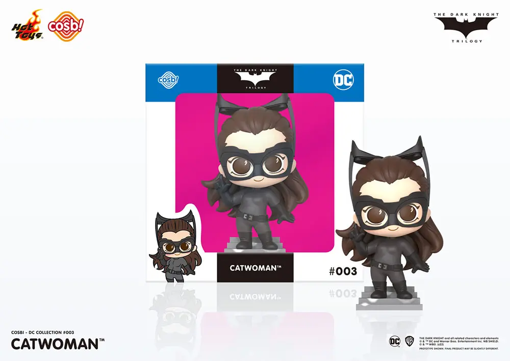 The Dark Knight Trilogy Cosbi Mini Figure Catwoman 8 cm product photo
