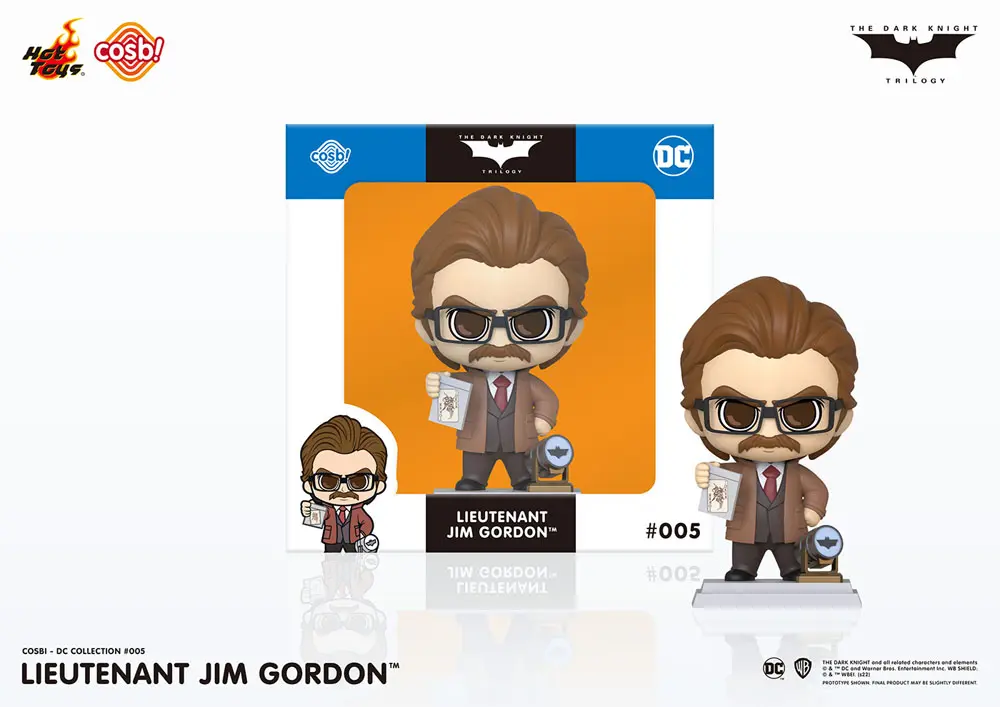 The Dark Knight Trilogy Cosbi Mini Figure Lieutenant Jim Gordon 8 cm product photo