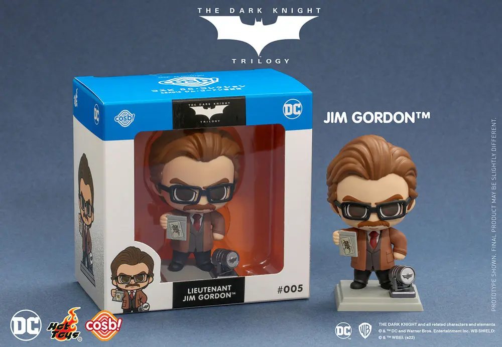 The Dark Knight Trilogy Cosbi Mini Figure Lieutenant Jim Gordon 8 cm product photo