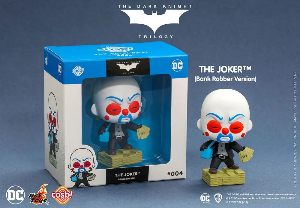 The Dark Knight Trilogy Cosbi Mini Figure The Joker (Bank Robber) 8 cm termékfotó