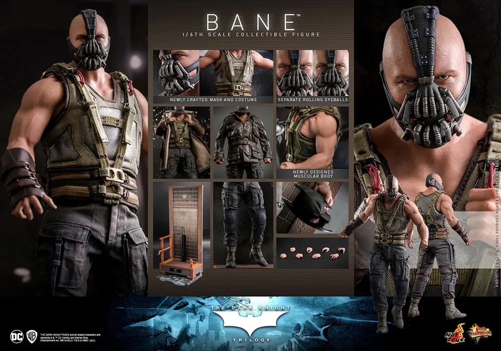 The Dark Knight Trilogy Movie Masterpiece Action Figure 1/6 Bane 31 cm product photo