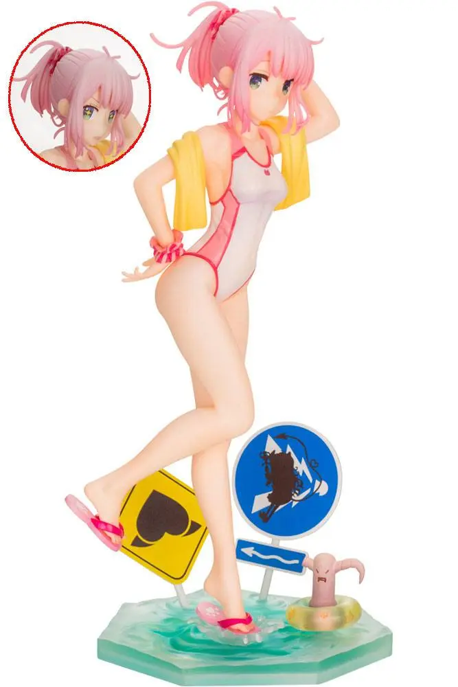 The Demon Girl Next Door PVC Statue 1/7 Momo Chiyoda Swimsuit Ver. Bonus Edition 22 cm product photo
