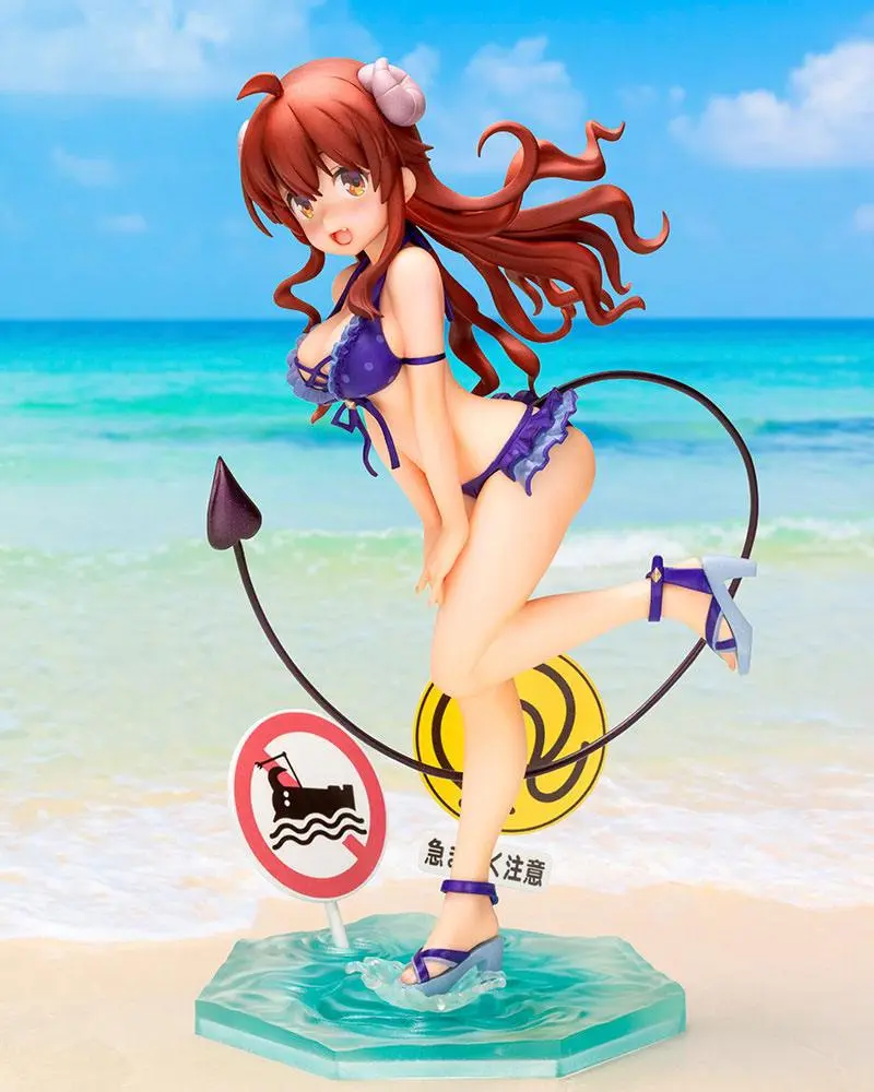The Demon Girl Next Door PVC Statue 1/7 Shadow Mistress Yuko Swimsuit Ver. 19 cm product photo