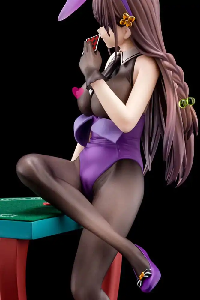 The Demon Sword Master of Excalibur Academy Statue 1/6 Elfine Phillet wearing flower's purple bunny costume with Nip Slip Gimmick System 17 cm product photo