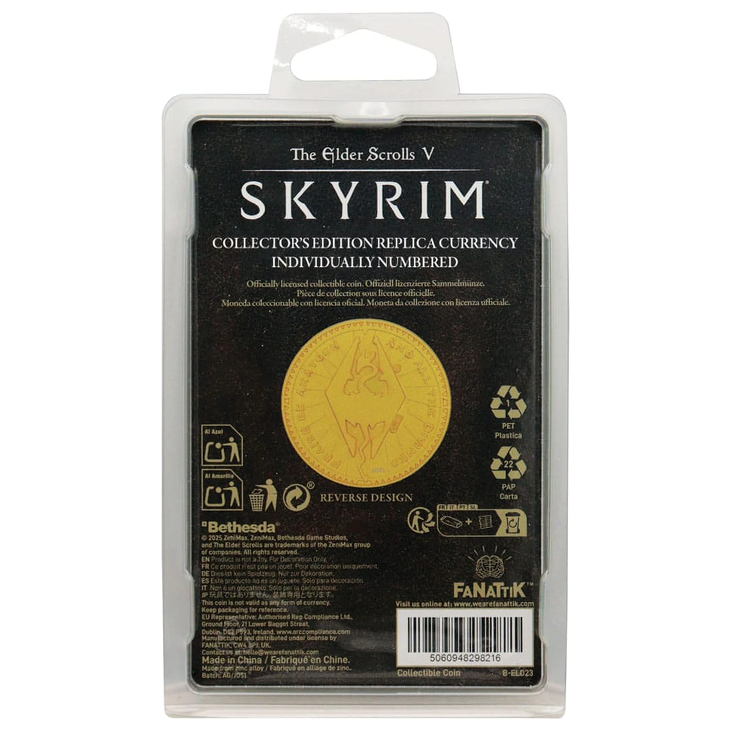 The Elder Scrolls Collectable Coin Septim Misty Gold Edition product photo