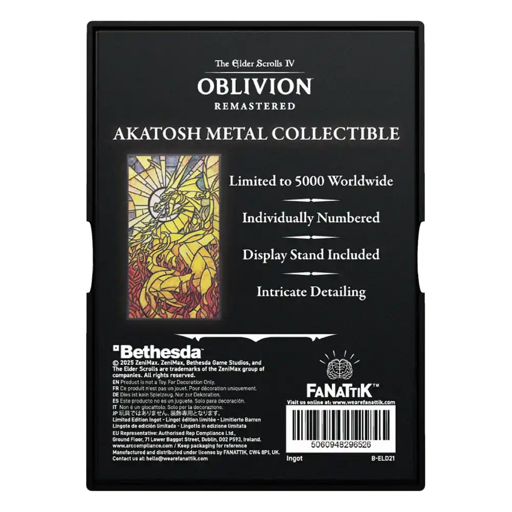 The Elder Scrolls IV: Oblivion Ingot Akatosh product photo