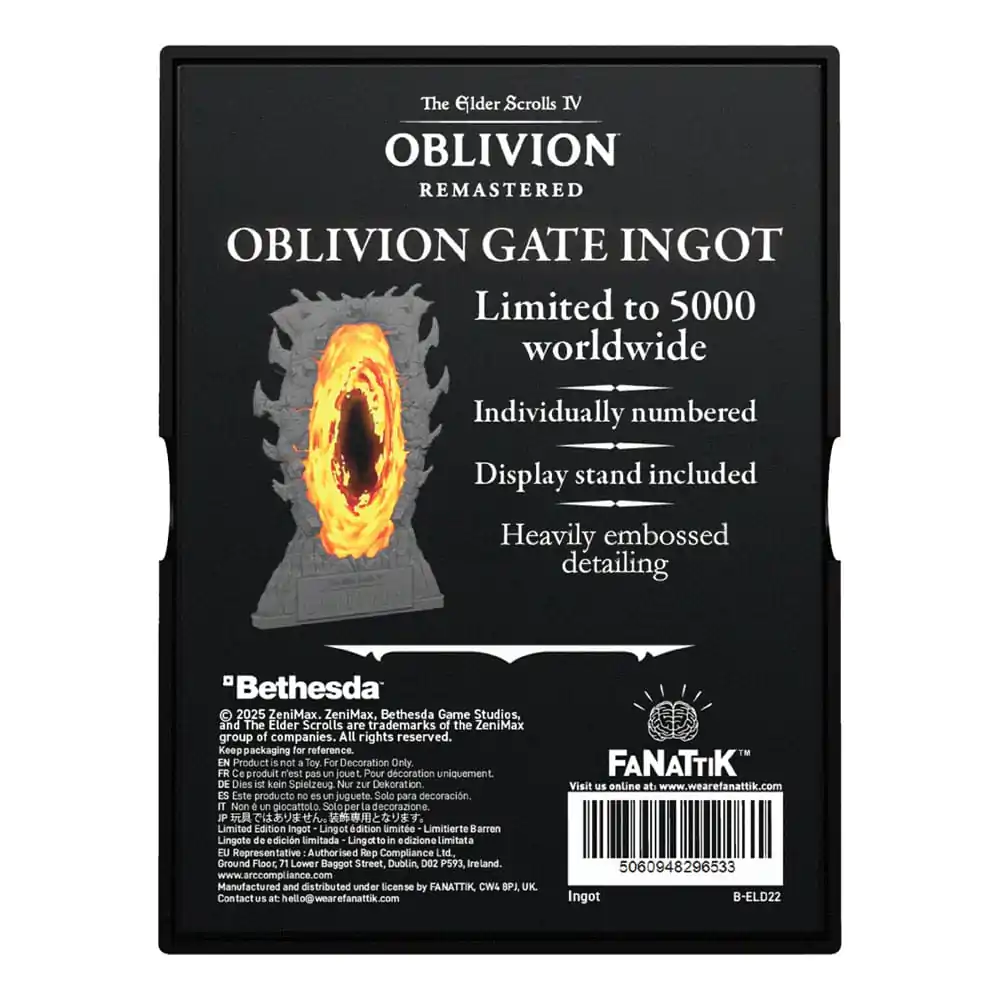 The Elder Scrolls IV: Oblivion Ingot Gates product photo