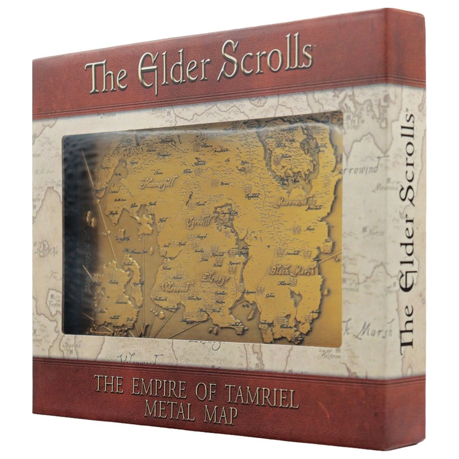 The Elder Scrolls Replica Metal Map of Tamriel Limited Edition 15 x 13 cm product photo