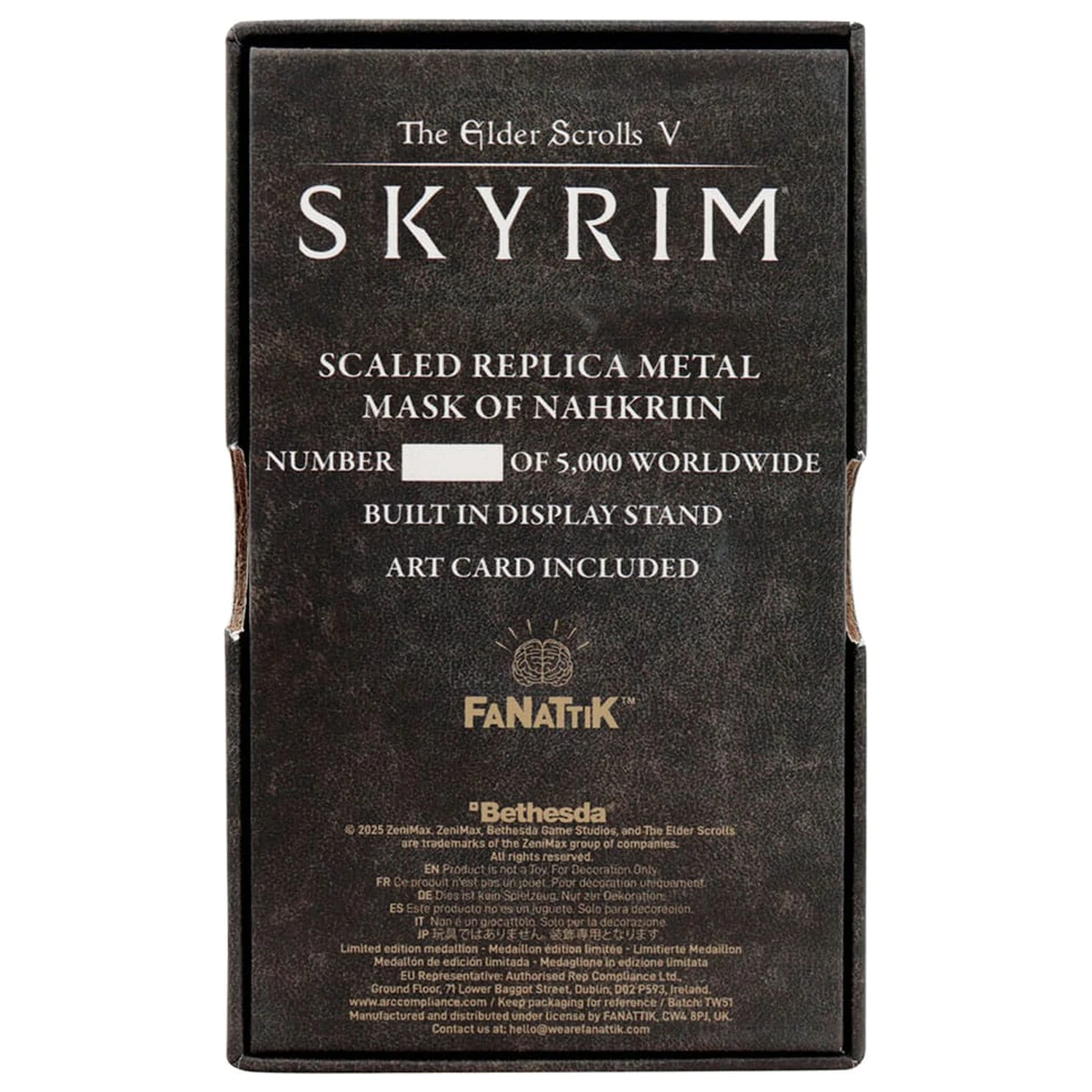 The Elder Scrolls V Replica Skyrim Nahkriin Dragon Priest Mask Limited Edition product photo