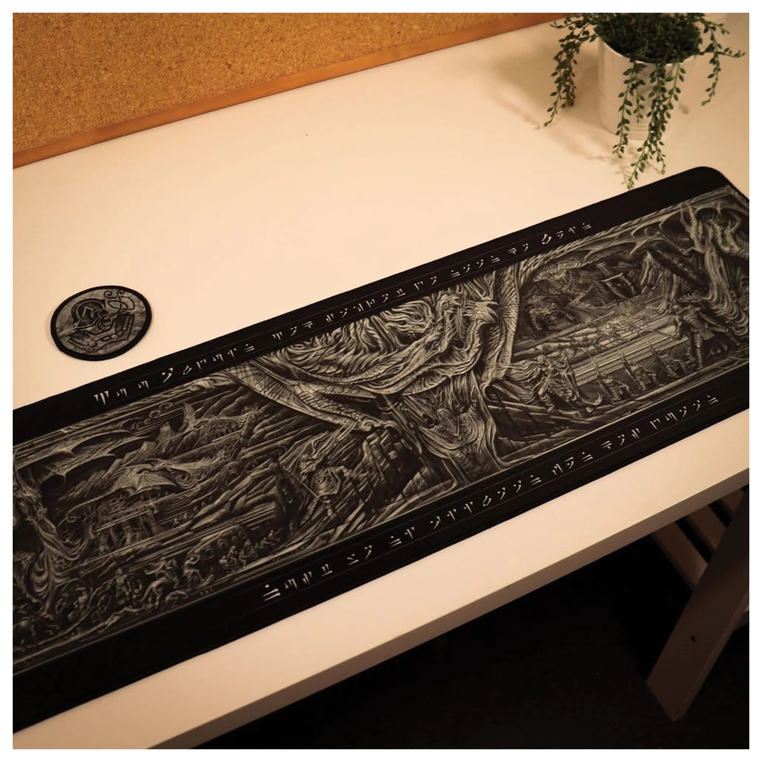 The Elder Scrolls V: Skyrim Desk Pad & Coaster Set product photo