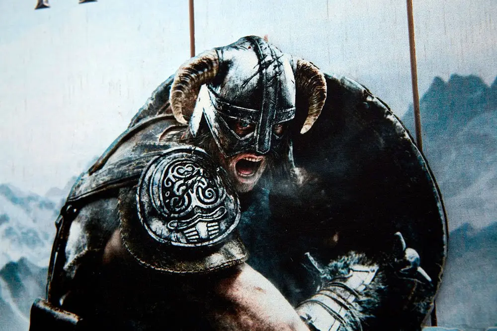 The Elder Scrolls V: Skyrim WoodArts 3D Wooden Wall Art Aereal Attack 30 x 40 cm product photo