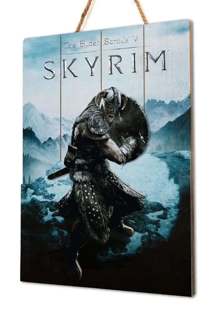The Elder Scrolls V: Skyrim WoodArts 3D Wooden Wall Art Aereal Attack 30 x 40 cm product photo