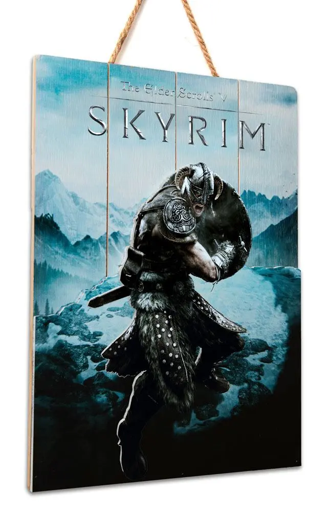 The Elder Scrolls V: Skyrim WoodArts 3D Wooden Wall Art Aereal Attack 30 x 40 cm product photo