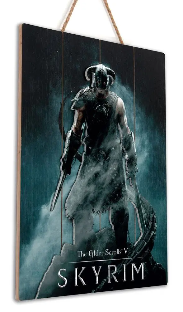 The Elder Scrolls V: Skyrim WoodArts 3D Wooden Wall Art Dragonborn 30 x 40 cm product photo