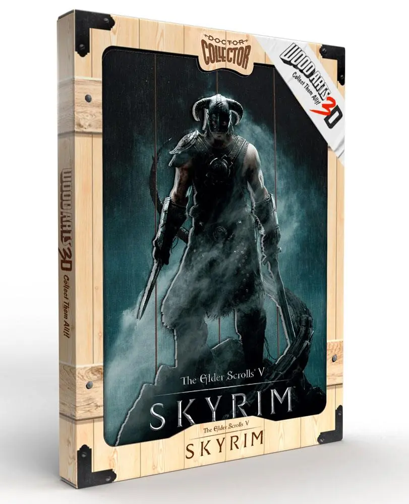 The Elder Scrolls V: Skyrim WoodArts 3D Wooden Wall Art Dragonborn 30 x 40 cm product photo