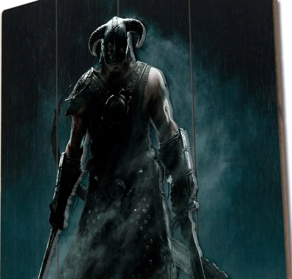 The Elder Scrolls V: Skyrim WoodArts 3D Wooden Wall Art Dragonborn 30 x 40 cm product photo