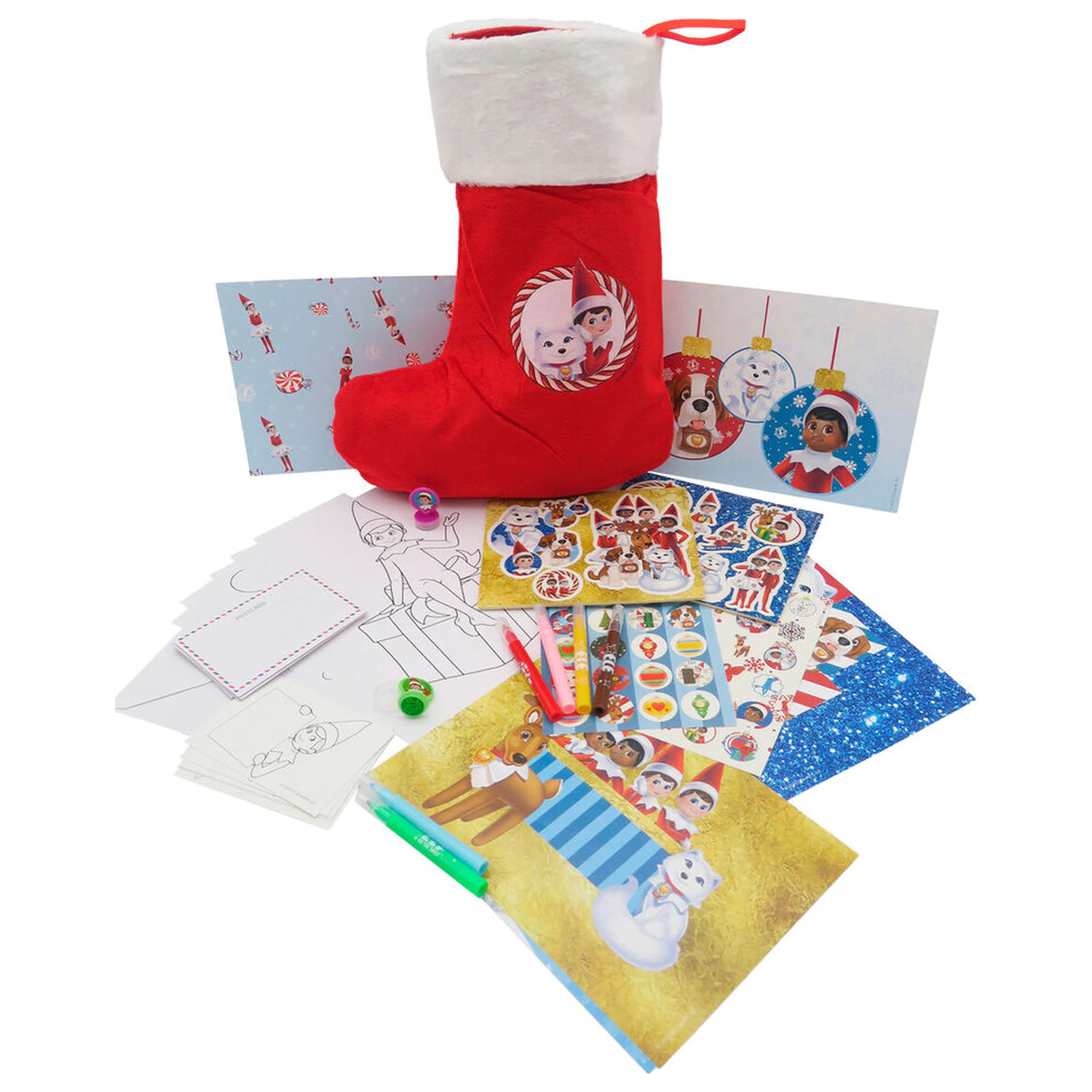 The Elf On The Shelf Christmas Sock Activity set product photo