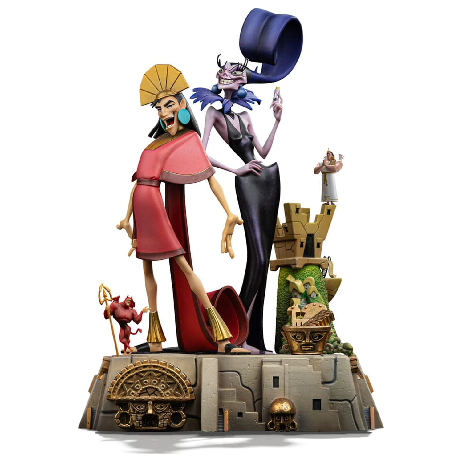 The Emperor's New Groove Deluxe Art Scale Statue 1/10 Kuzko & Yzma 28 cm product photo