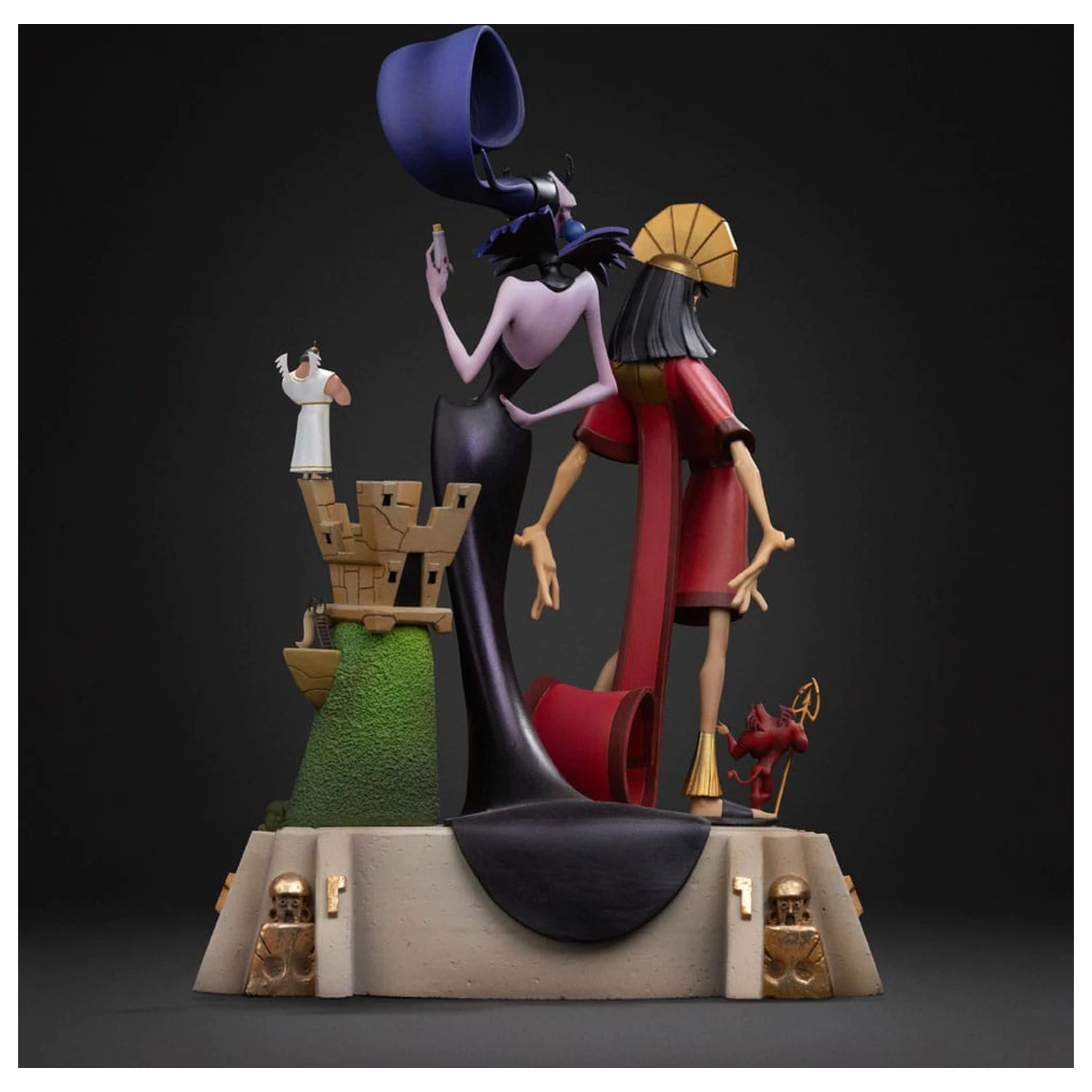 The Emperor's New Groove Deluxe Art Scale Statue 1/10 Kuzko & Yzma 28 cm product photo