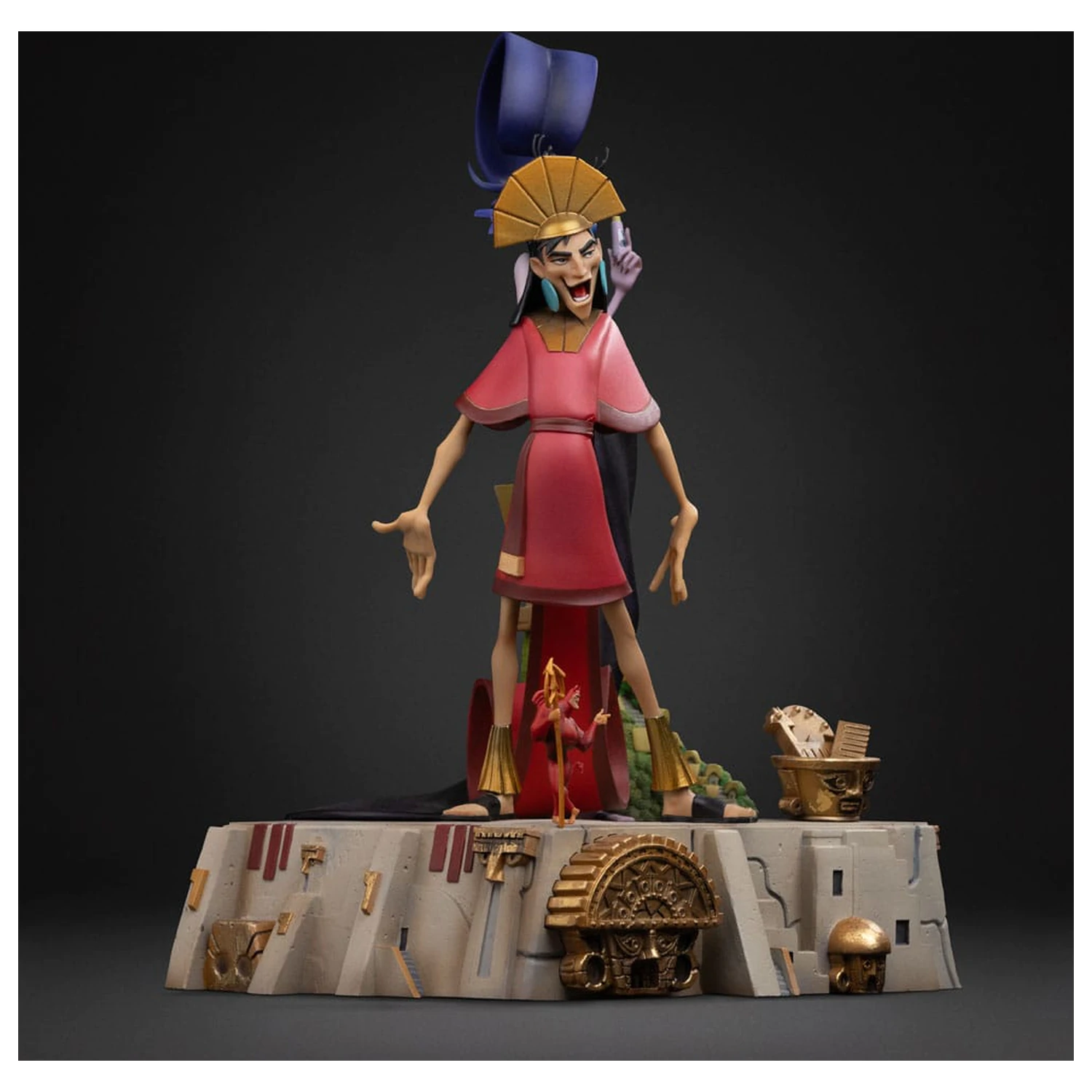 The Emperor's New Groove Deluxe Art Scale Statue 1/10 Kuzko & Yzma 28 cm product photo