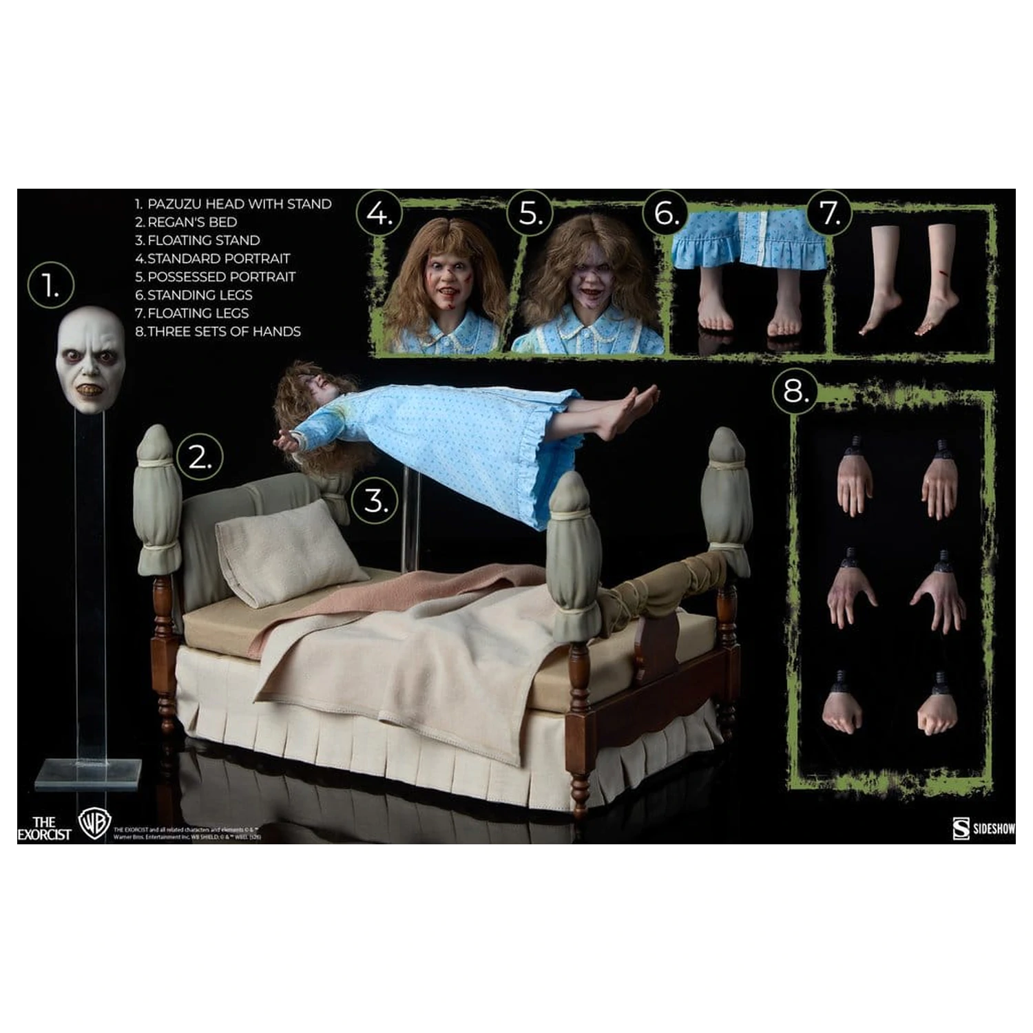 The Exorcist Action Figure 1/6 Regan MacNeil (Deluxe Edition) 23 cm product photo