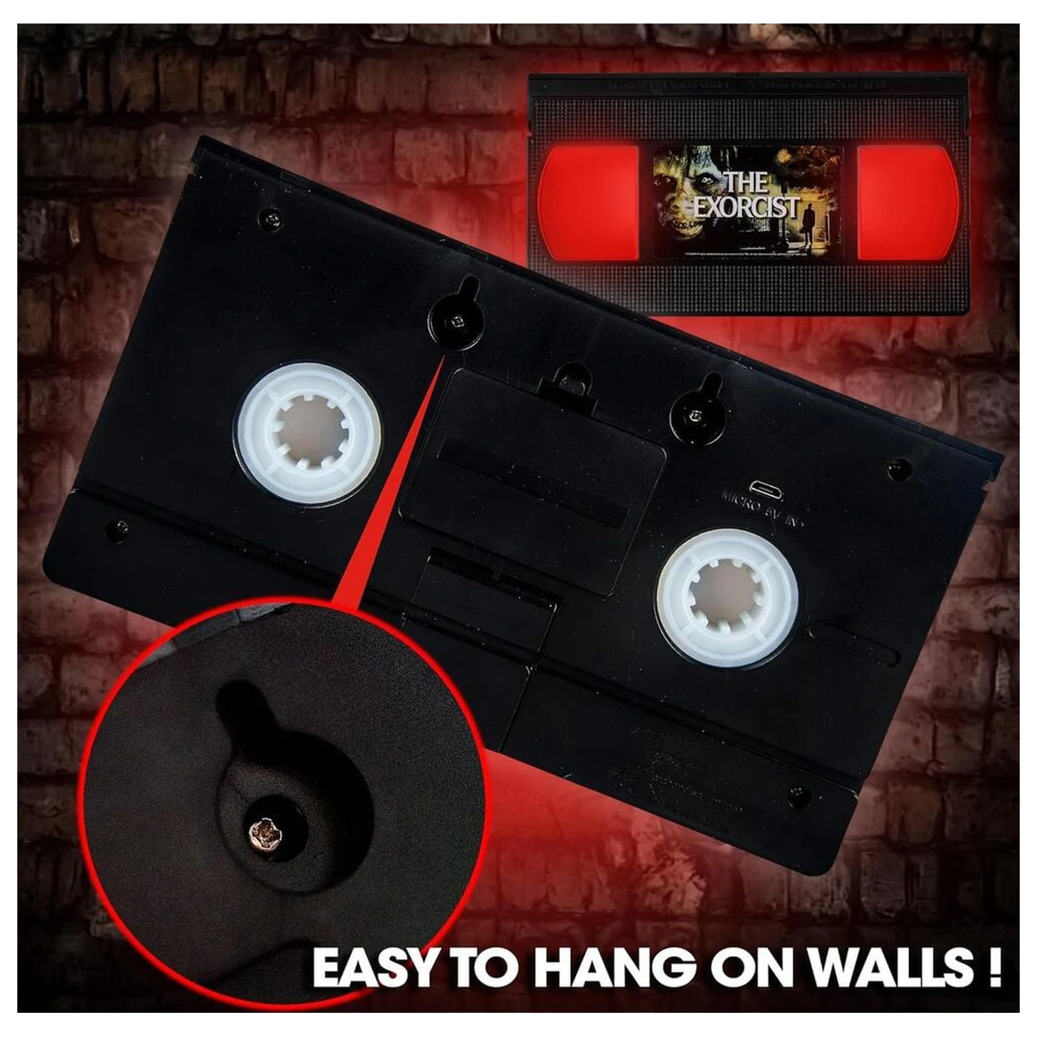 The Exorcist VHS lamp product photo