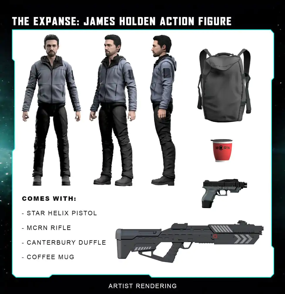 The Expanse Action Figure James Holden 20 cm termékfotó