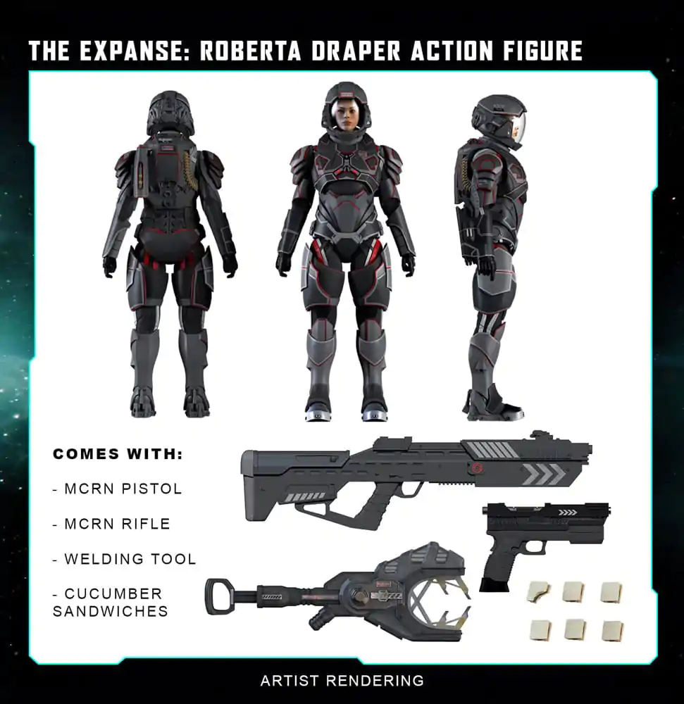 The Expanse Action Figure Roberta Draper 20 cm termékfotó