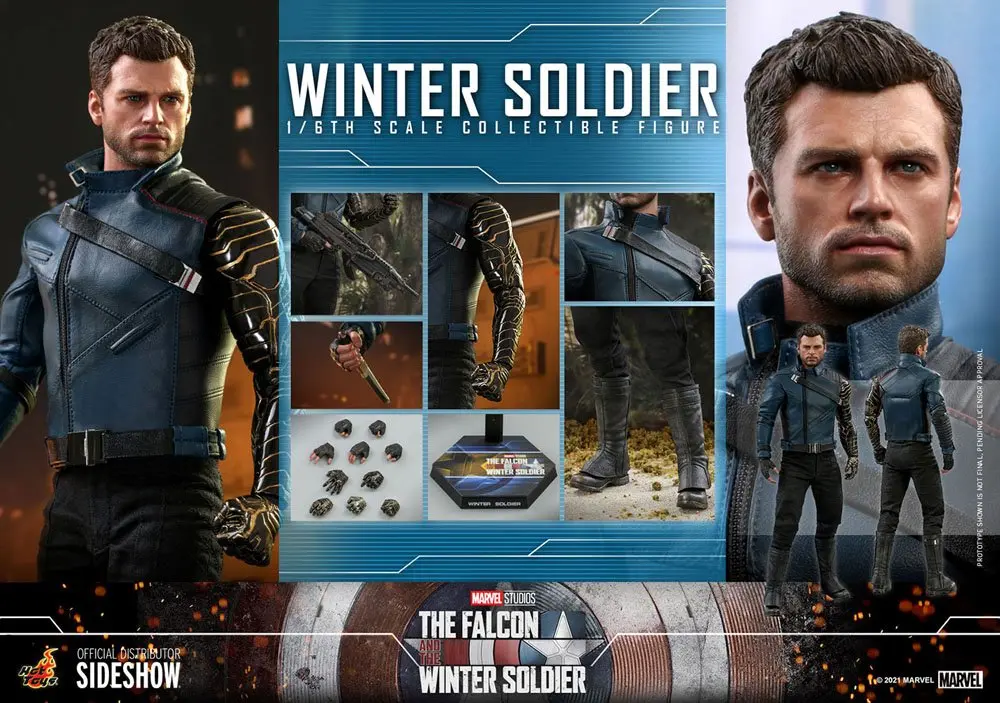The Falcon and The Winter Soldier Action Figure 1/6 Winter Soldier 30 cm product photo