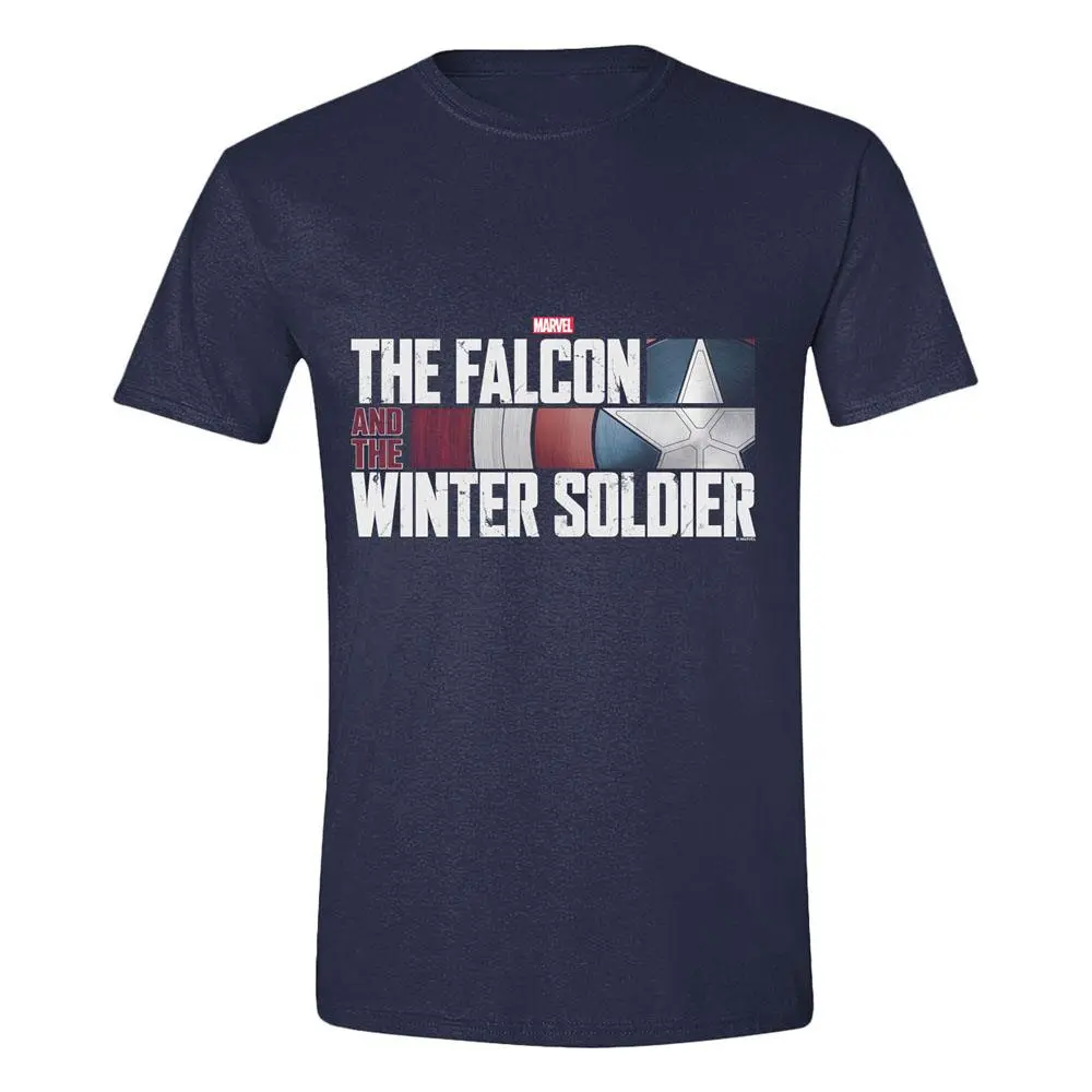 The Falcon and the Winter Soldier Action HR Logo Navy T-shirt product photo