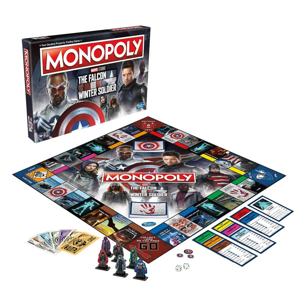 The Falcon and the Winter Soldier Board Game Monopoly *English Version* product photo