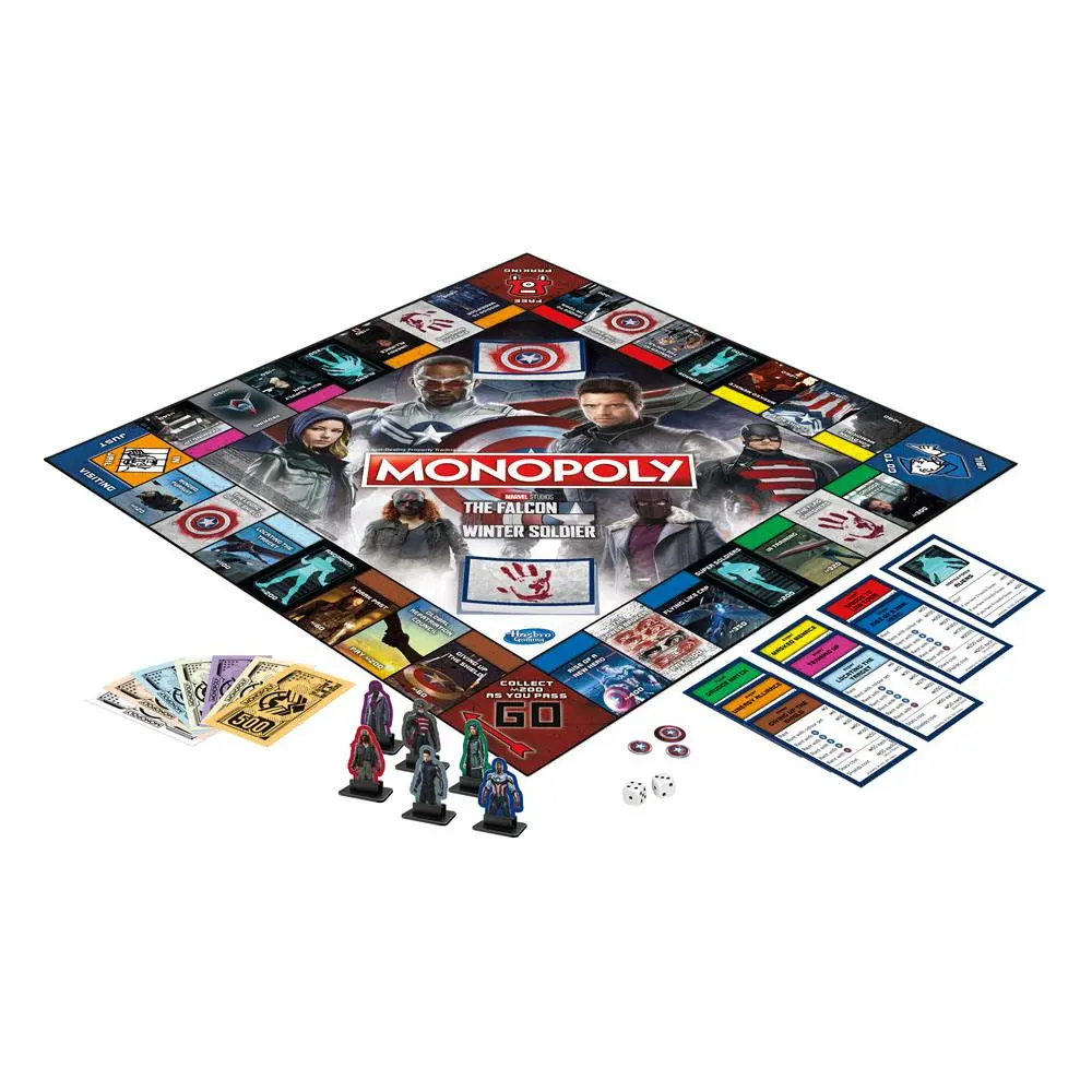 The Falcon and the Winter Soldier Board Game Monopoly *English Version* product photo