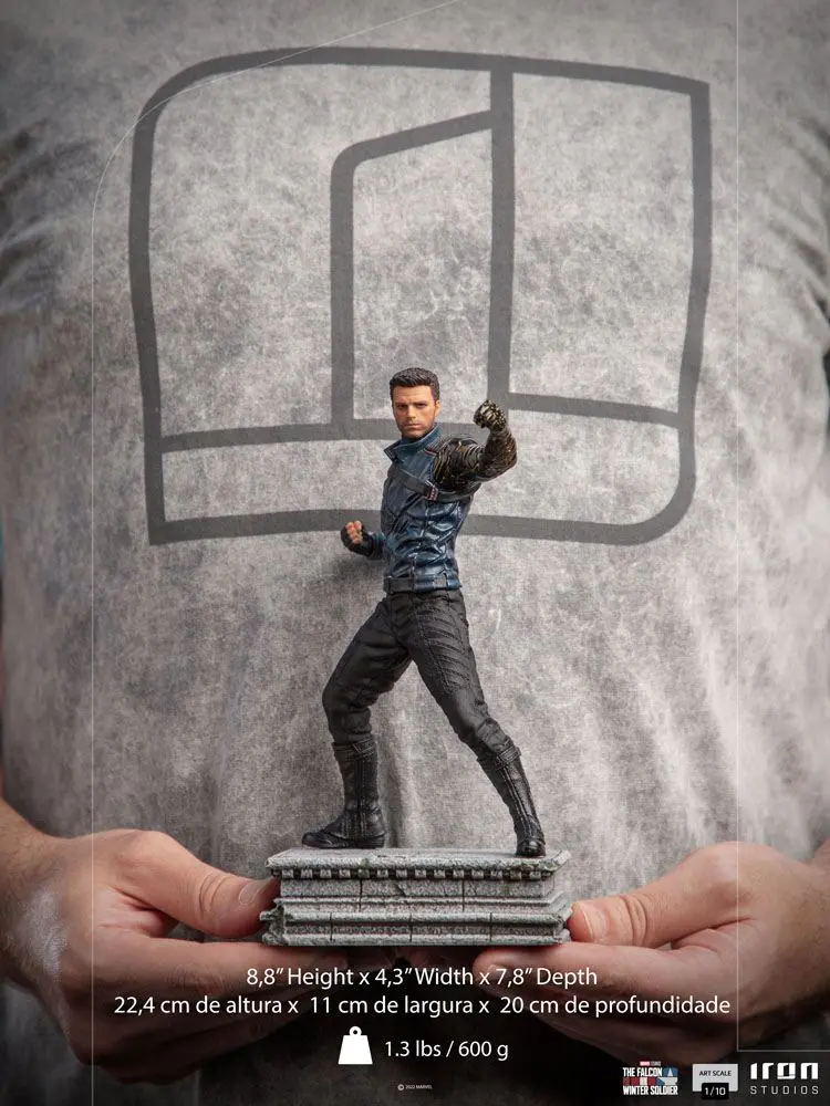 The Falcon and The Winter Soldier BDS Art Scale Statue 1/10 Bucky Barnes 22 cm product photo