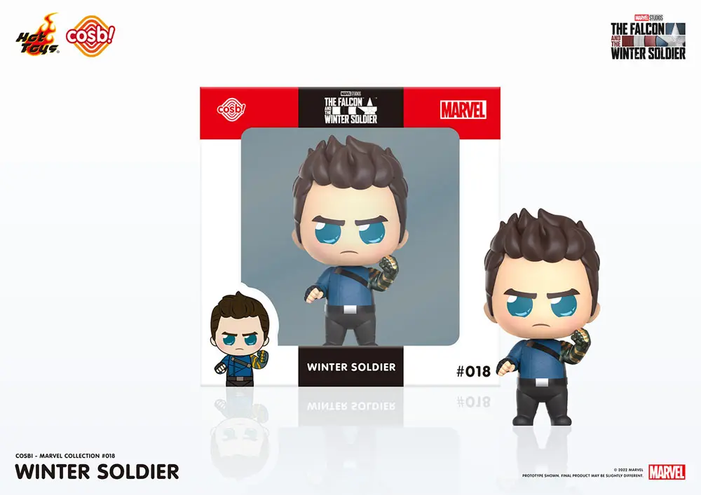 The Falcon and the Winter Soldier Cosbi Mini Figure Bucky Barnes 8 cm termékfotó