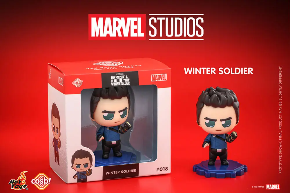 The Falcon and the Winter Soldier Cosbi Mini Figure Bucky Barnes 8 cm termékfotó