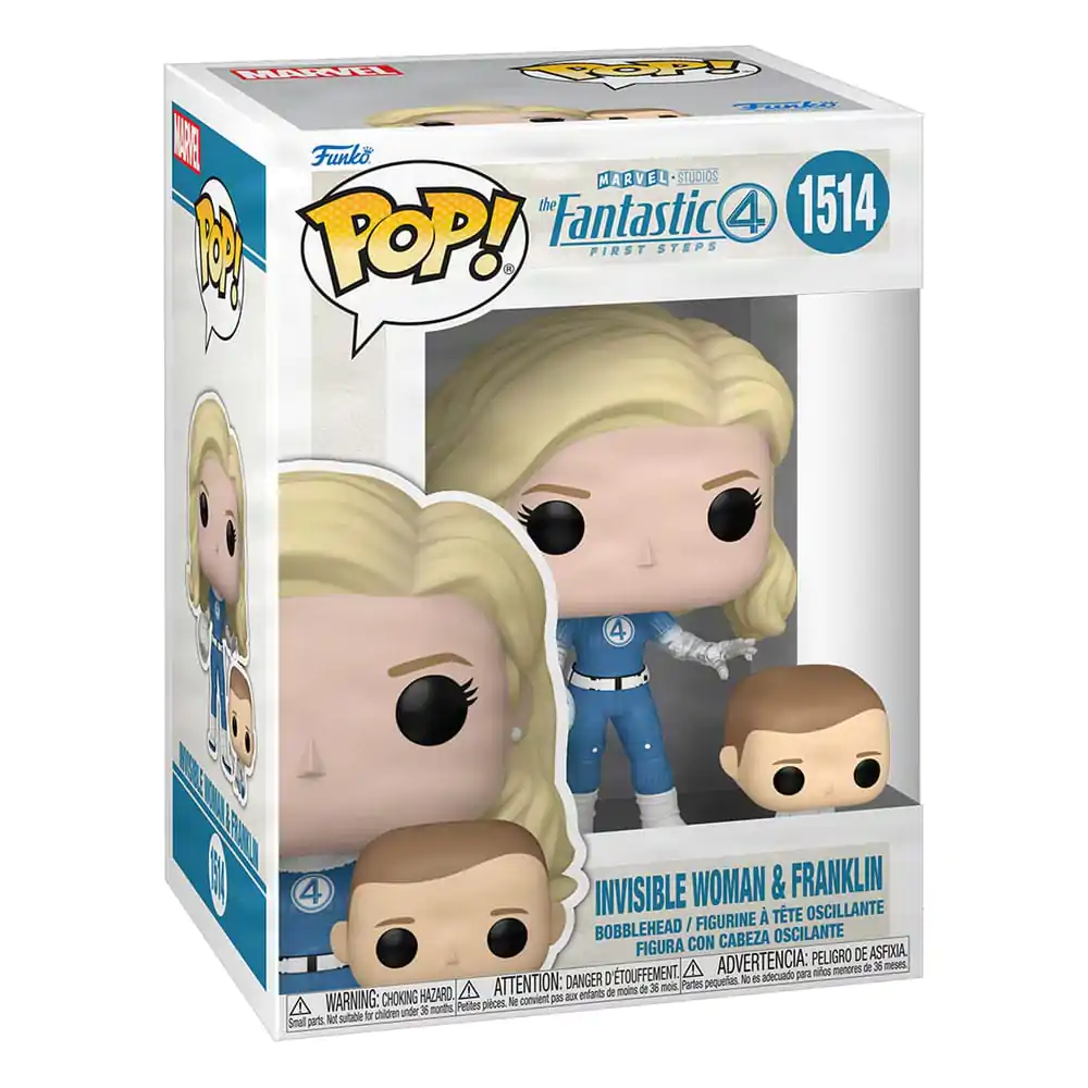 The Fantastic Four: First Steps Funko POP! & Buddy Marvel Vinyl Figure Invisible Woman & Franklin 9 cm product photo
