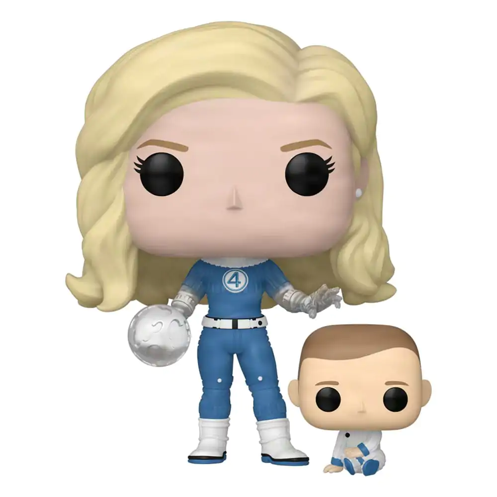 The Fantastic Four: First Steps Funko POP! & Buddy Marvel Vinyl Figure Invisible Woman & Franklin 9 cm product photo