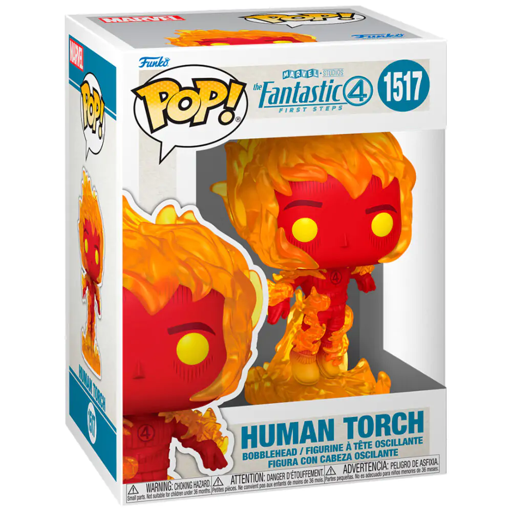 The Fantastic Four: First Steps Funko POP! Marvel Vinyl Figure Human Torch 9 cm product photo
