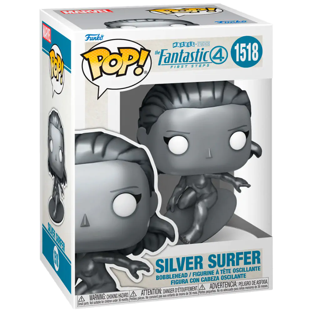 The Fantastic Four: First Steps Funko POP! Marvel Vinyl Figure Silver Surfer 9 cm product photo