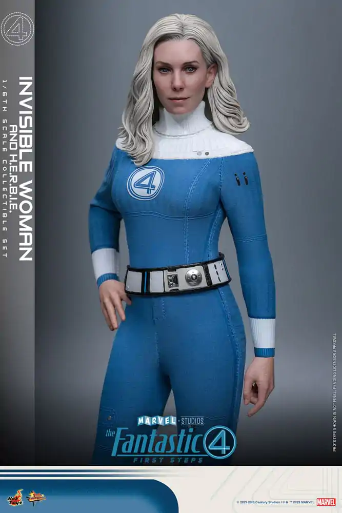 The Fantastic Four: First Steps Movie Masterpiece Action Figure 2-Pack 1/6 Invisible Woman & H.E.R.B.I.E. 28 cm product photo