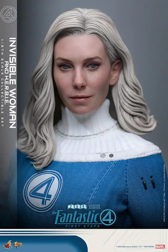 The Fantastic Four: First Steps Movie Masterpiece Action Figure 2-Pack 1/6 Invisible Woman & H.E.R.B.I.E. 28 cm product photo